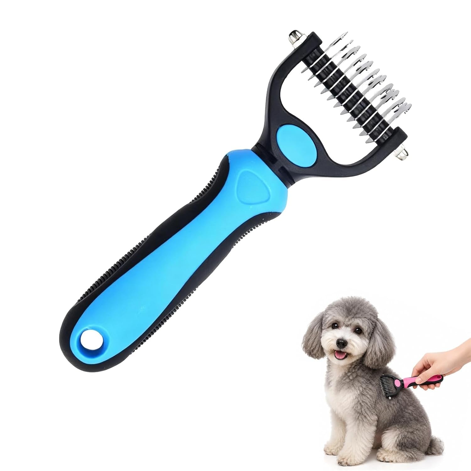 dog-grooming-tool-professional-deshedding-tool-dogs-cats-gentle-efficient-fur-pet-grooming-brush-dog-cat-grooming-tool-blue-large