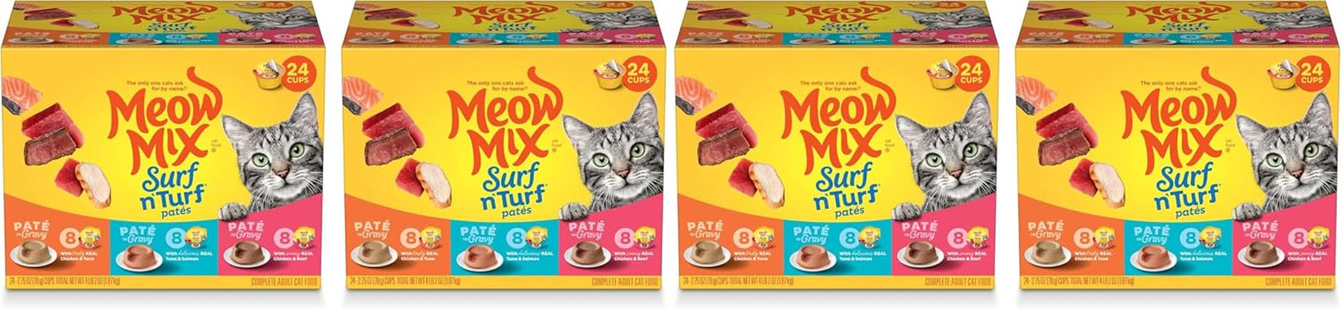 meow-mix-pate-in-gravy-surf-n-turf-pates-variety-pack-wet-cat-food-2-75-oz-cup-12-pack