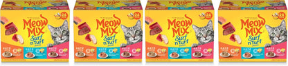 Meow Mix Paté in Gravy Surf N’ Turf Patés Variety Pack, Wet Cat Food, 2.75 Oz Cup, 12 Pack17