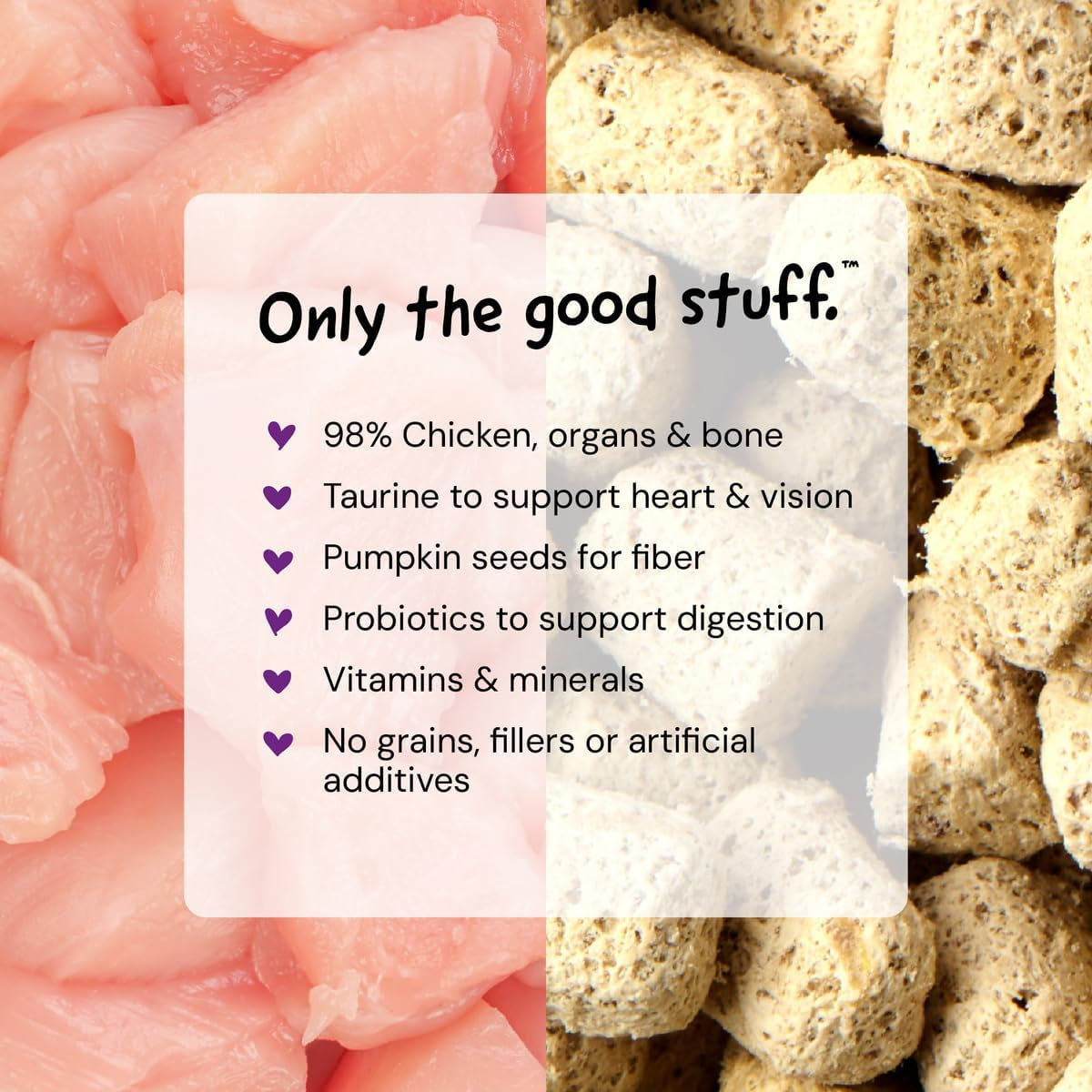 stella-chewys-freeze-dried-raw-cat-dinner-morsels-premium-chicken-recipe-with-98-cage-free-meat-organs-natural-grain-free-cat-kitten-food-made-in-usa-3-5-oz