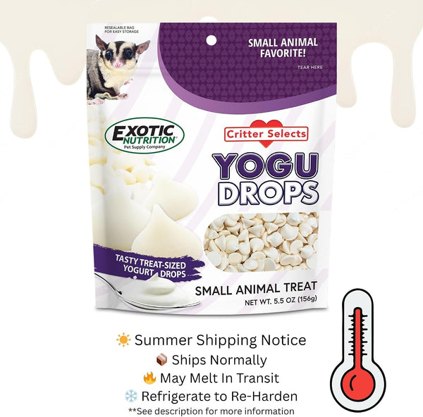 Yogu Drops - All Natural Healthy Yogurt Treat - for Sugar Gliders, Prairie Dogs, Monkeys, Squirrels, Guinea Pigs, Rabbits, Chinchillas, Rats, Marmosets, Degus & Other Small Pets (5.5 Oz.)2