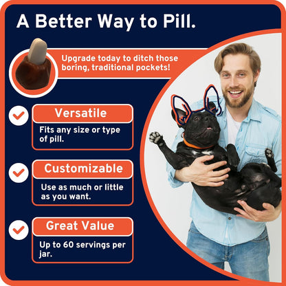 Ultra Easy Pill-Dough Treat Paste Wrap for Dogs & Cats - Forms a Custom Pocket to Hide Pet Medications - Pro Line2