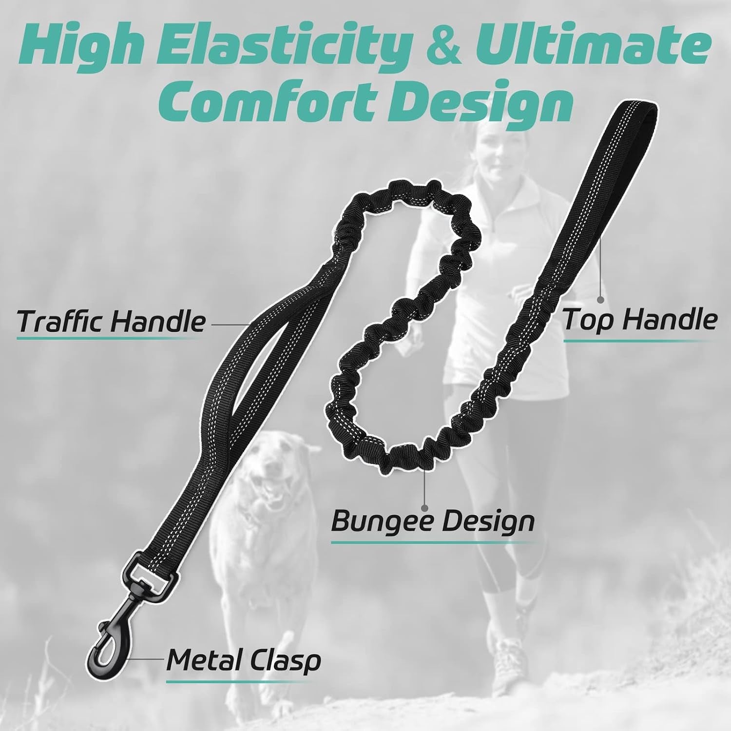 rabbitgoo-tactical-dog-leash-heavy-duty-training-bungee-lead-military-leash-with-2-padded-control-handles-for-medium-large-dogs-no-pull-for-shock-absorption-reflective-black-5-2ft