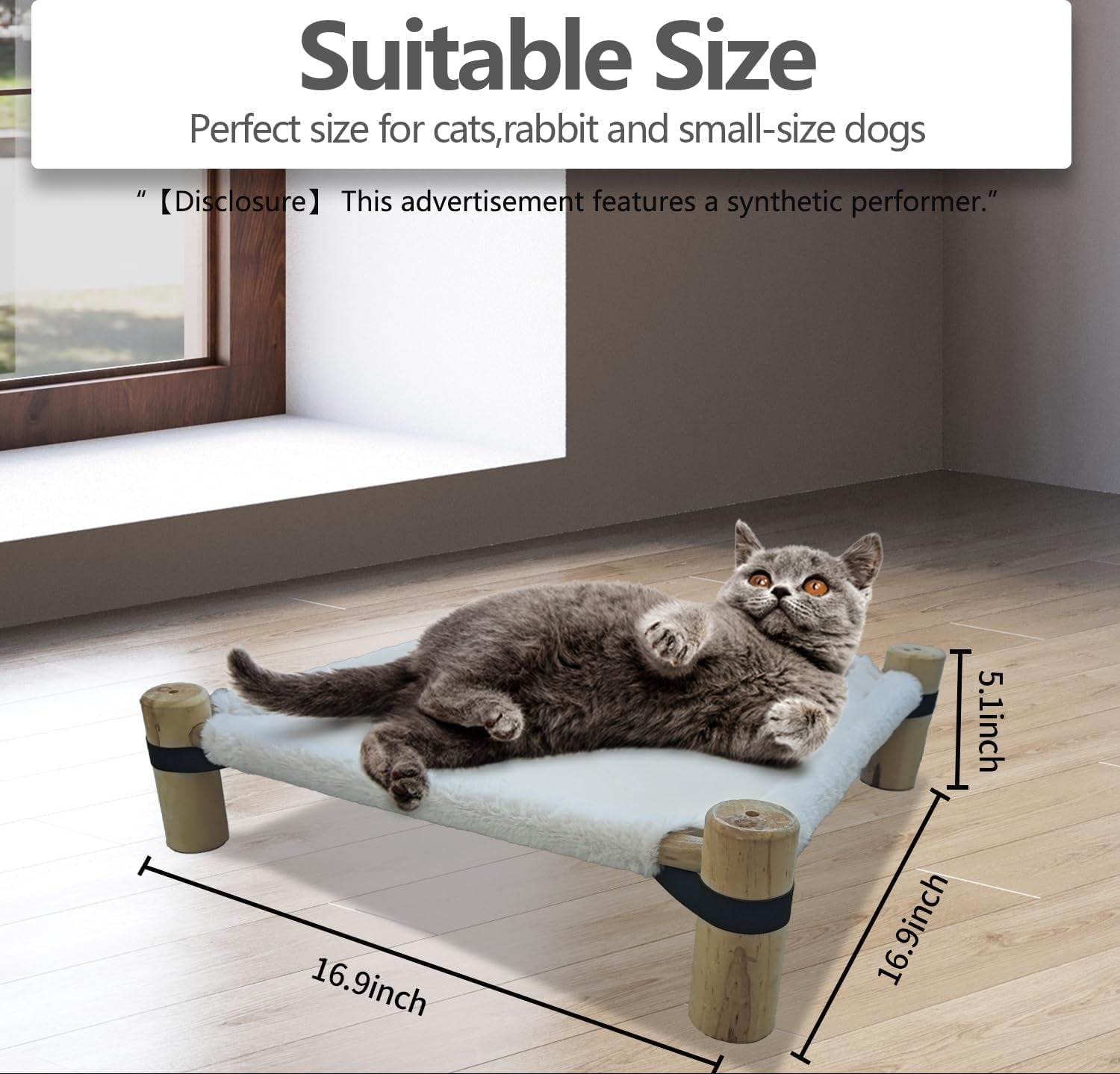 pozico-cat-hammock-bed-wooden-elevated-cat-dog-bed-with-plush-winter-fabric-raised-pet-cot-furniture-for-small-dogs-cats-small-animals-warm-indoor-lounger-portable-washable