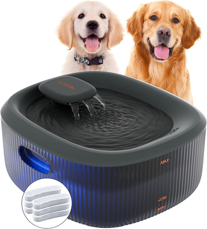 WOPET Dog Water Fountain for Large Dogs, 6L/205Oz/1.6Gal Automatic Dog and Cat Water Fountain, Pet Water Dispenser with 2 Filters, Ultra-Quiet Pump, Great for Large Dogs Cats and Multi-Pet Home12