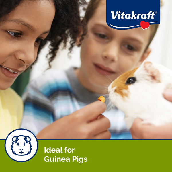 Vitakraft Drops with Orange Flavor Guinea Pig Treats 5.3 Oz Bag Delicious Yogurt Enriched Snacks with Vitamin C Essential Nutrients and Wholesome Nourishment for Small Pets5