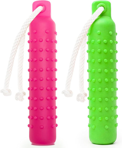 Dog Water Toys, 2 Pack Floating Bumper Fetch Toy Dummy | Interactive Retrieving Training Float Pet Rope Toy for Pool, Lake Outdoor Small Medium Large Dogs8