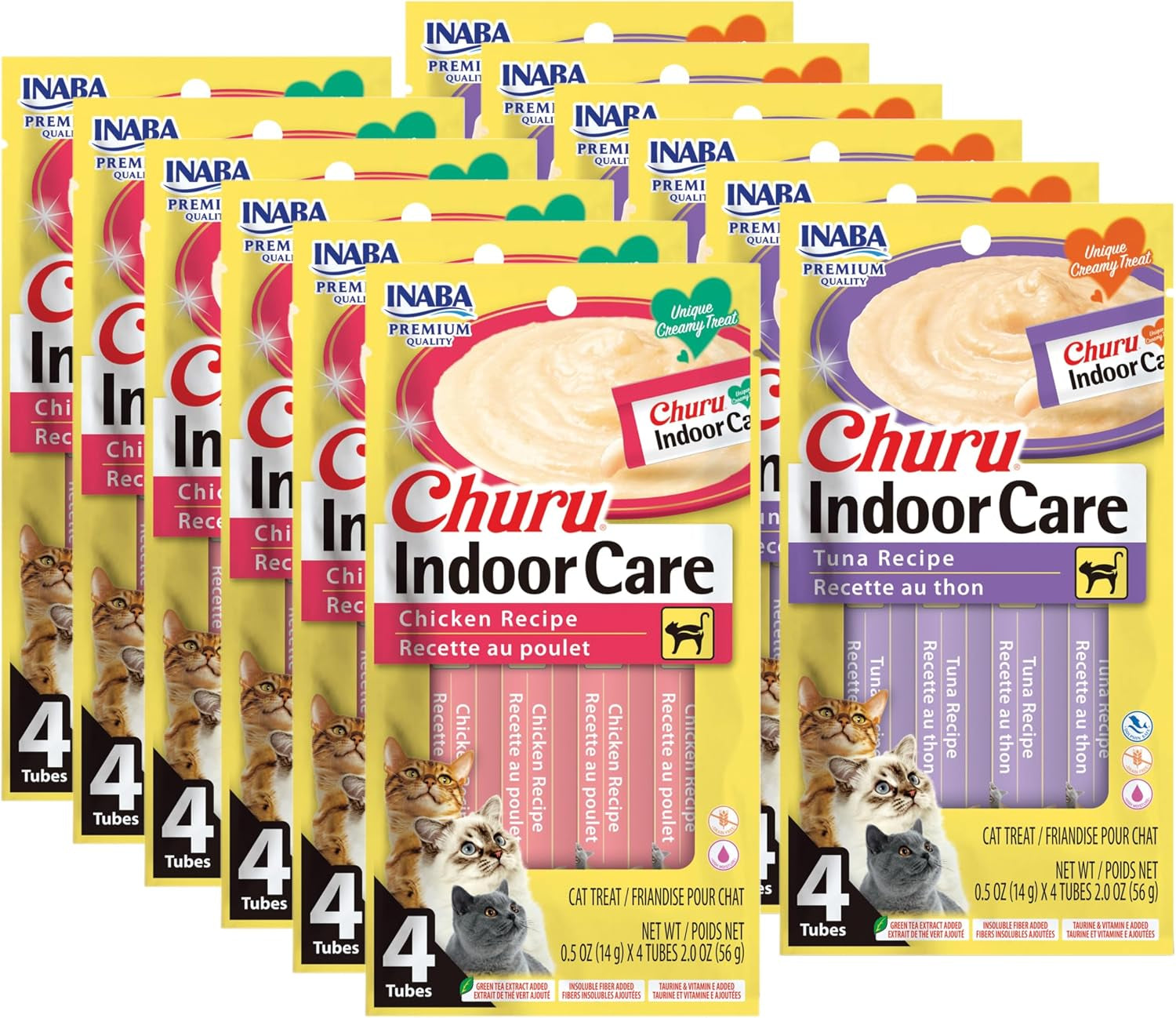 inaba-churu-for-cats-functional-creamy-lickable-puree-cat-treat-for-indoor-care-and-hairball-control-0-5-ounces-each-24-tubes-4-per-pack-2-flavor-tuna-and-chicken-variety-pack