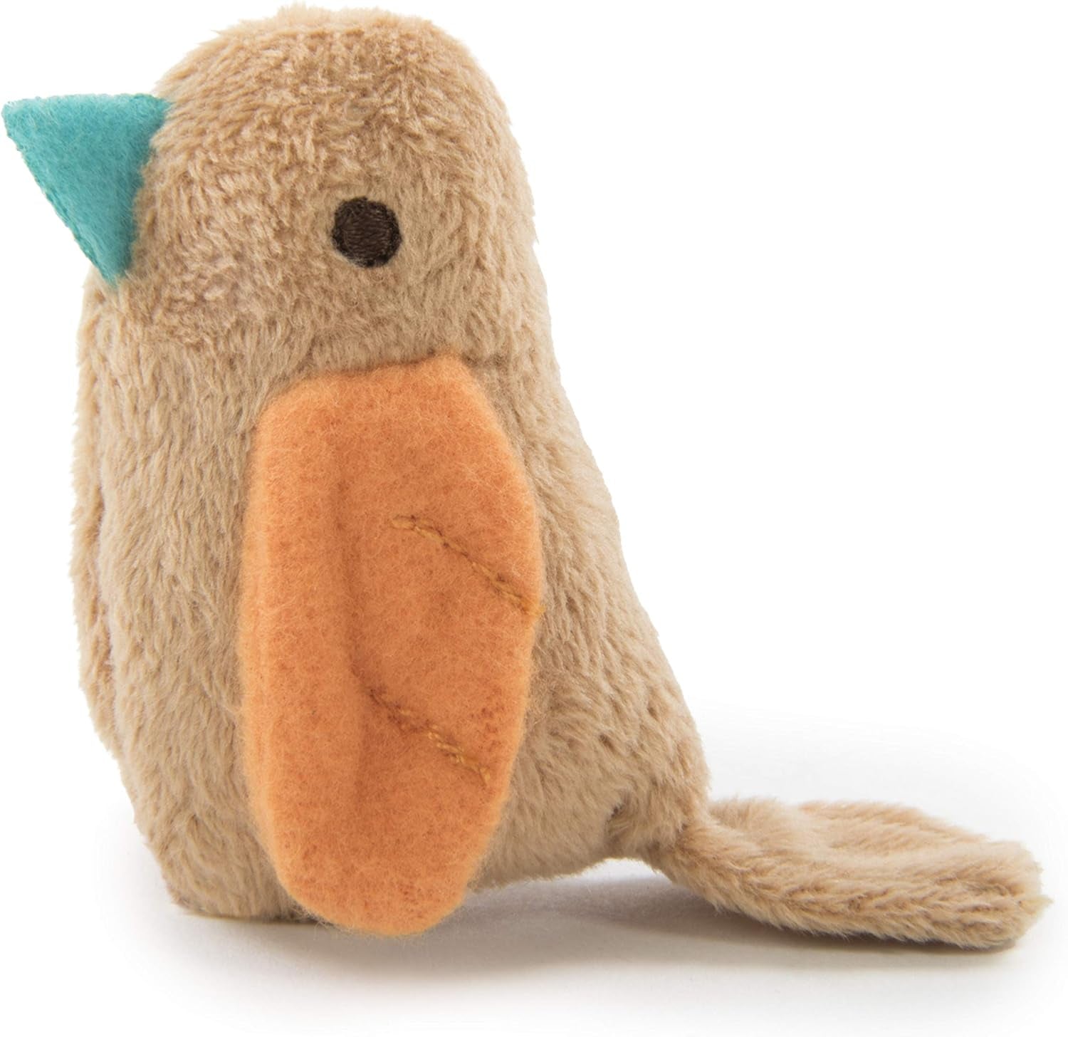 smartykat-chickadee-chirp-electronic-sound-cat-toy-contains-catnip-battery-powered-light-brown-one-size