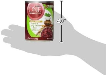 Purina ONE plus Wet Puppy Food Classic Ground Healthy Puppy Lamb and Long Grain Rice Entree - (Pack of 12) 13 Oz. Cans3