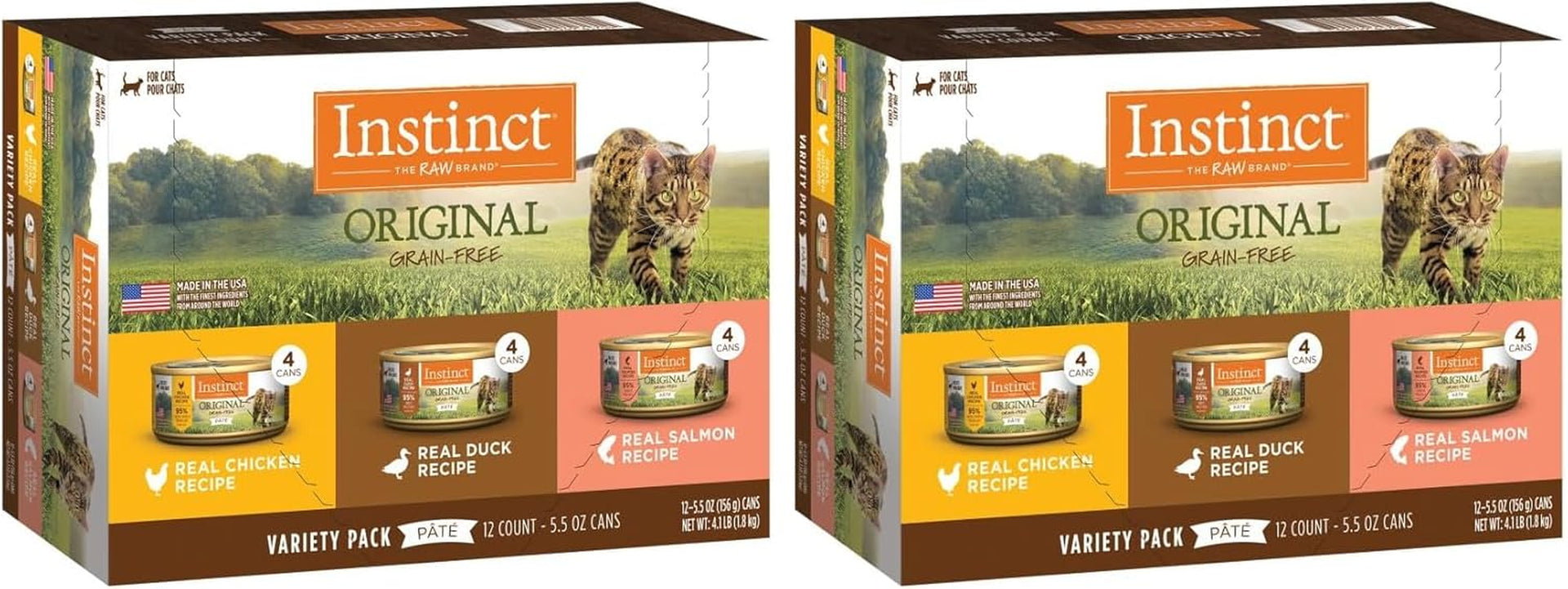 instinct-original-grain-free-recipe-variety-pack-natural-wet-canned-cat-food-by-natures-variety-3-ounce-pack-of-12-rich-creamy-pate-texture-high-protein-real-meat-whole-food-ingredients-grain-free-hydration-support