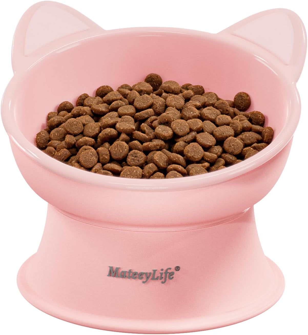 mateeylife-2-pack-elevated-cat-food-bowls-for-indoor-cats-kittens-raised-food-and-water-bowl-set-whisker-friendly-anti-vomit-feeding-pet-bowls-6-oz-each-dishwasher-safe-white-grey