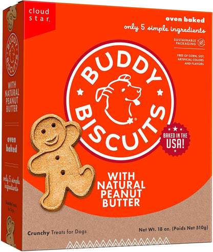 Buddy Biscuits Crunchy Dog Treats, Peanut Butter, 3.5 Lbs. Bag13