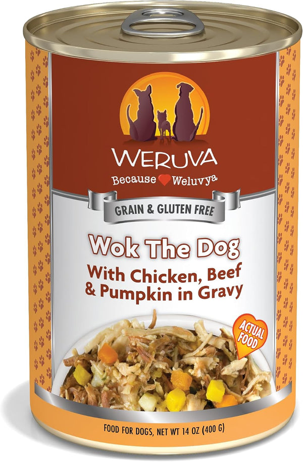 Weruva Classic Dog Food, Variety Pack, Baron'S Batch, Wet Dog Food, 14Oz Cans (Pack of 12)30