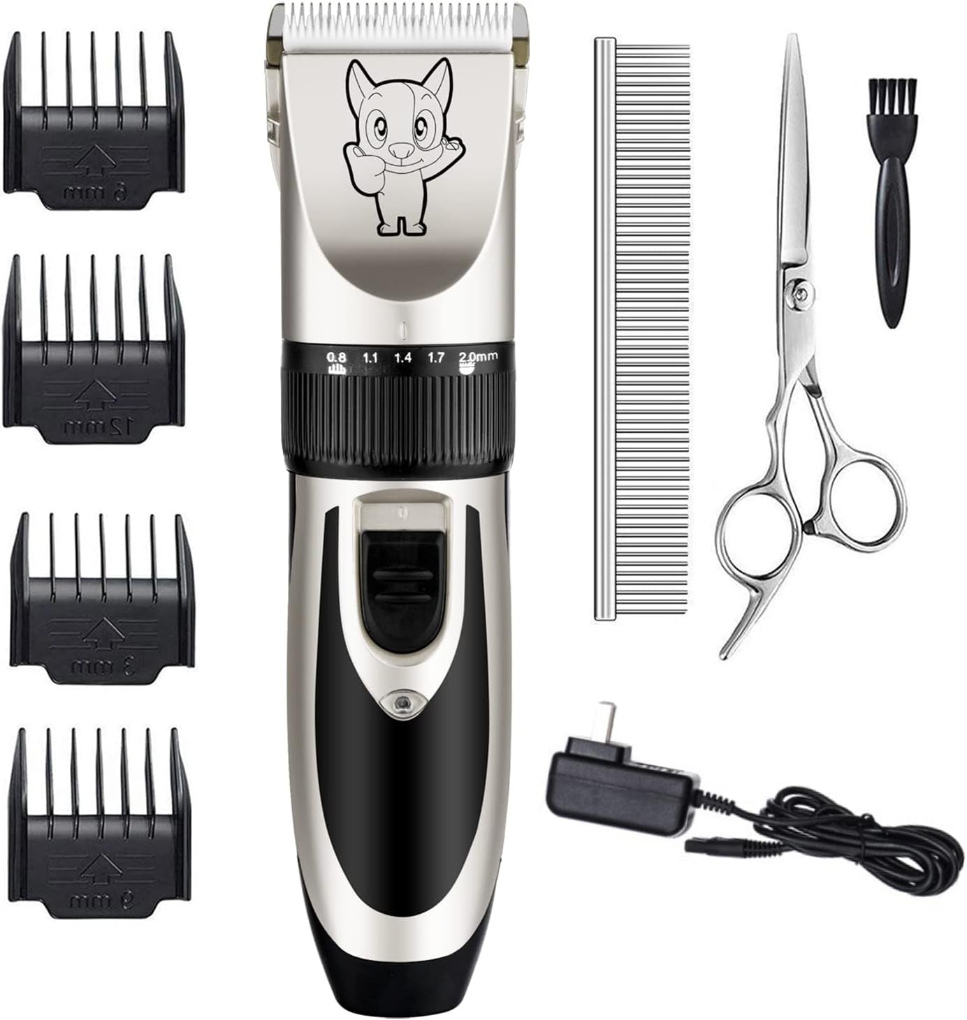 highdas-dog-clippers-for-grooming-low-noise-cordless-electric-dog-grooming-kit-clippers-rechargeable-quiet-dog-shaver-pet-hair-trimmer-kit-for-dogs-cats-gold