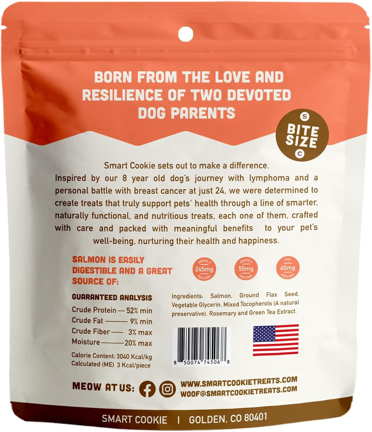 smart-cookie-salmon-jerky-cat-treats-real-salmon-flaxseed-omega-3s-for-skin-coat-grain-free-high-protein-handcrafted-natural-treat-made-in-the-usa-pack-of-1
