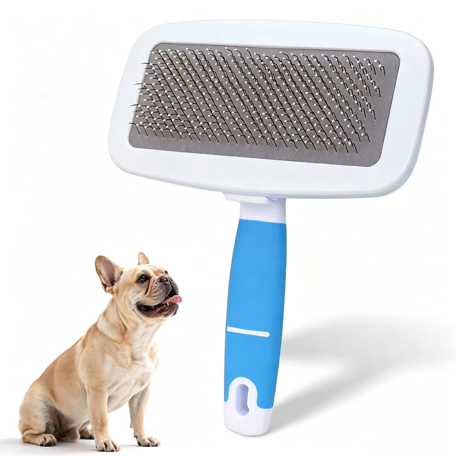 french-bulldog-brush-with-rounded-tip-skin-friendly-with-small-comb-for-effectively-remove-tangles-knots-and-mats-essential-french-bulldog-accessory
