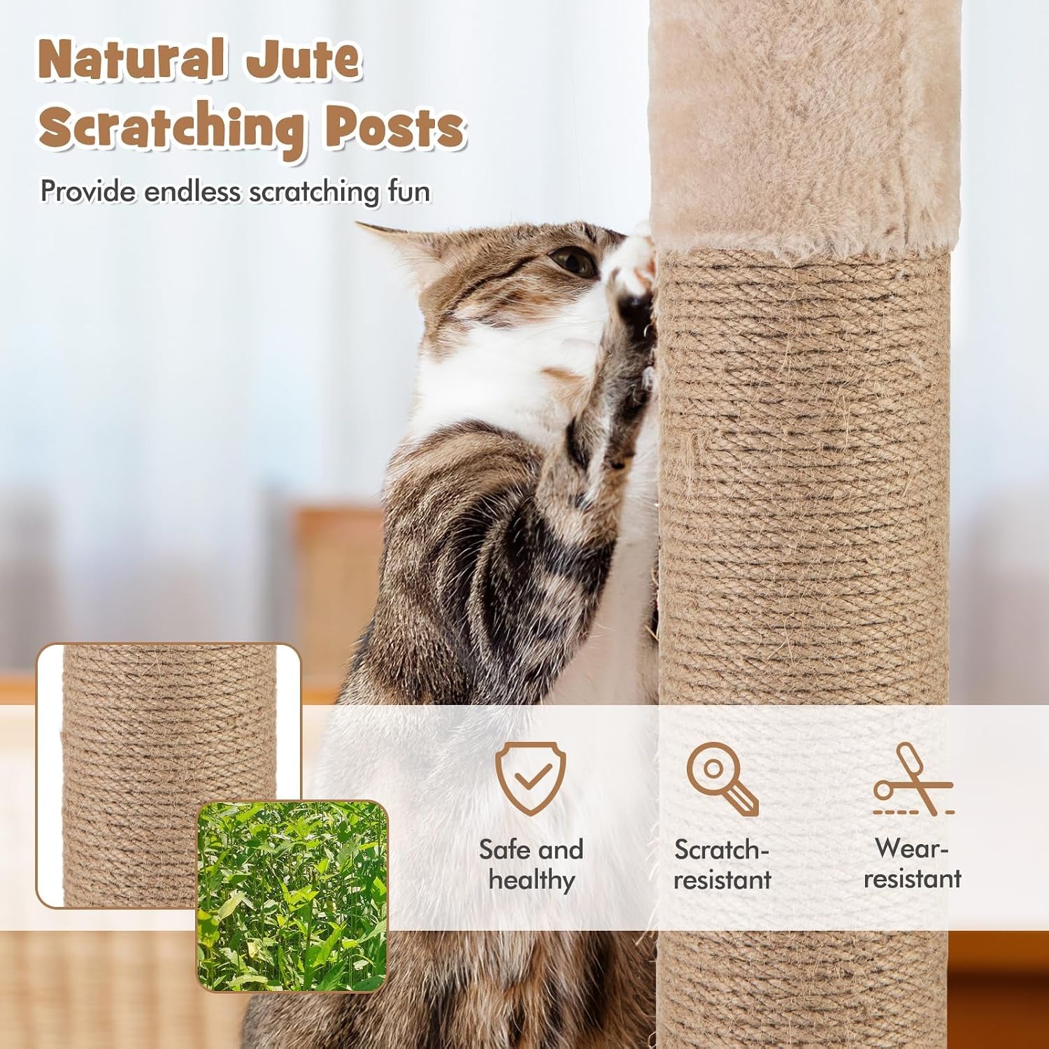 petsite-65-inch-cattail-cat-tree-tower-multi-level-cat-tower-with-natural-jute-scratching-posts-cat-bed-top-perch-dangling-balls-and-jumping-platforms-modern-tall-cat-tree-for-indoor-cats