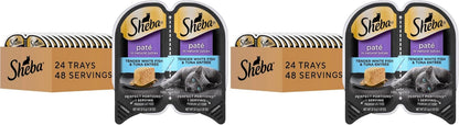 Sheba Perfect Portions Pate Wet Cat Food, Savory Chicken, 2.6 Oz, 24 Ct | Grain-Free, 48 Servings, No Fillers, Made in USA, Real Meat, Complete & Balanced, Essential Vitamins, Twin-Pack Trays14