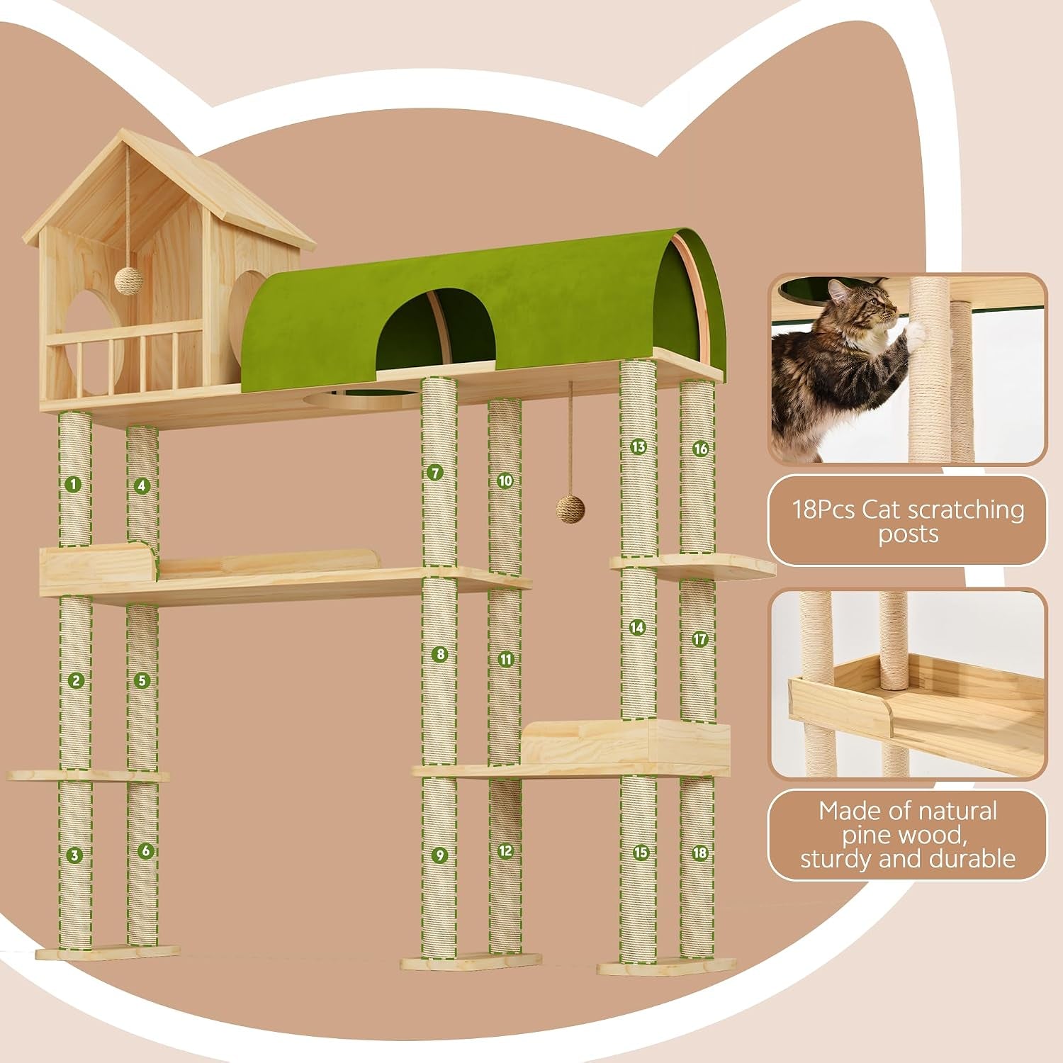 60-cat-tree-for-automatic-litter-box-for-heavy-cats-up-to-22lbs-solid-wood-large-cat-tower-with-tunnel-house-space-saving-for-indoor-multi-pet-households-stops-furniture-scratching