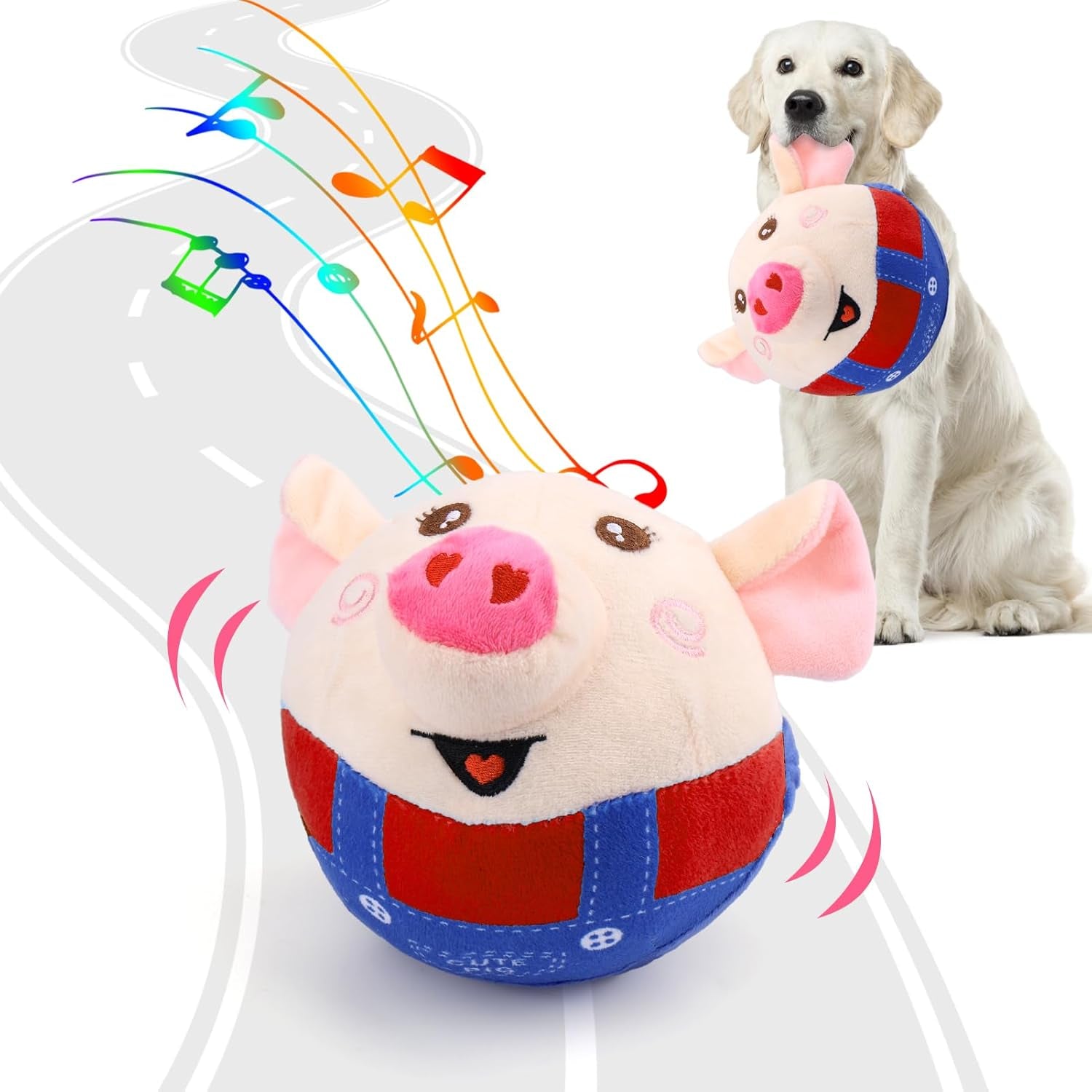 baborui-interactive-dog-toys-pig-jumping-squeaky-dog-toys-with-recording-and-music-modes-rechargeable-moving-dog-chew-toys-for-small-medium-large-dogs-to-keep-them-busyblue-pig