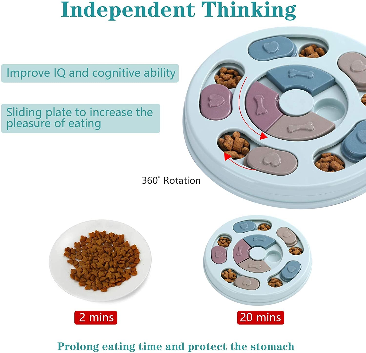 dr-catch-dog-puzzle-dogs-food-toys-for-iq-training-mental-enrichment-dog-treat-puzzleblue