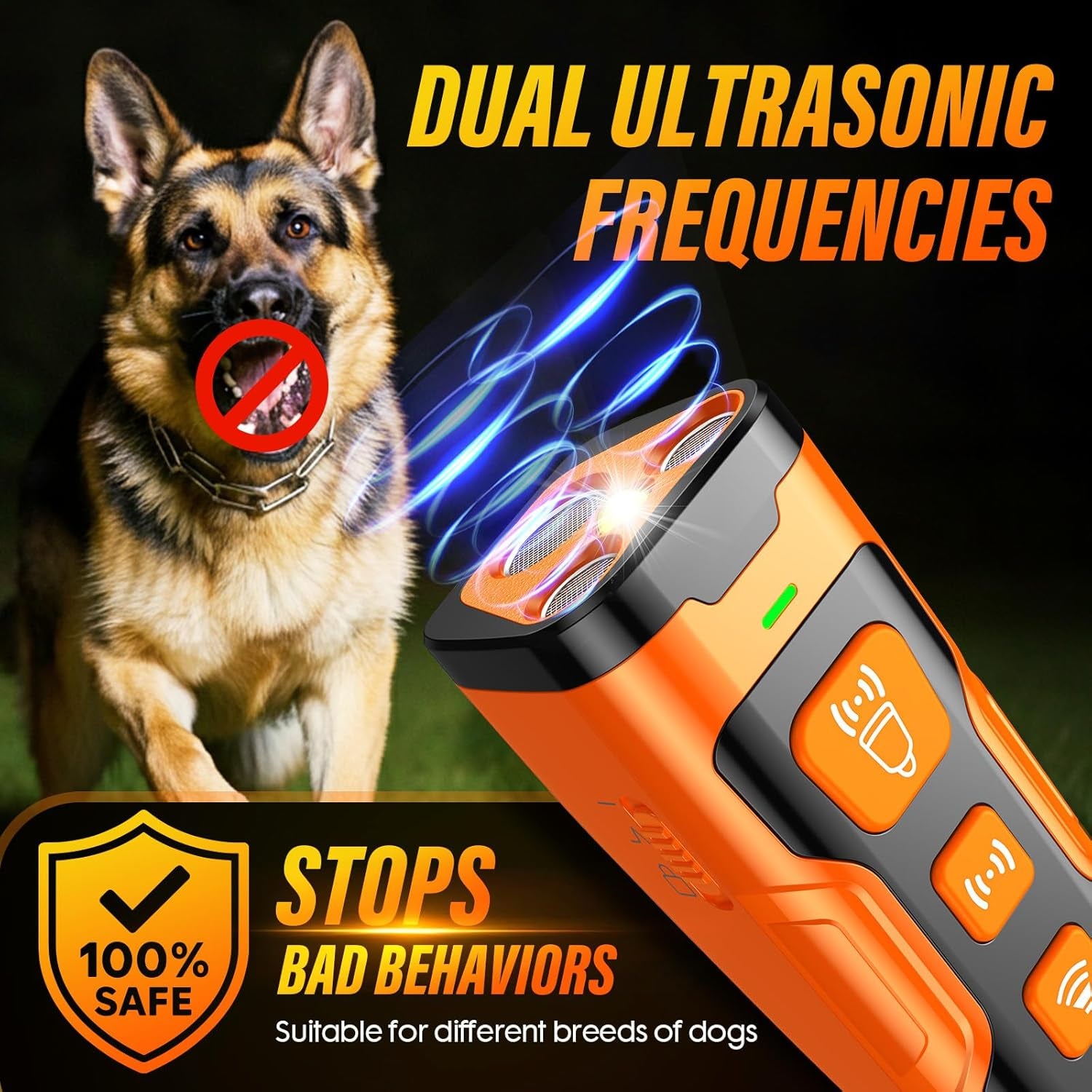 yuyqa-dog-bark-deterrent-device-3x-ultrasonic-anti-barking-6-training-modes-23-ft-range-barks-no-more-indoors-outdoors-behavior-correct-safe-humane-rechargeable-compact-bark-control-for-dogs