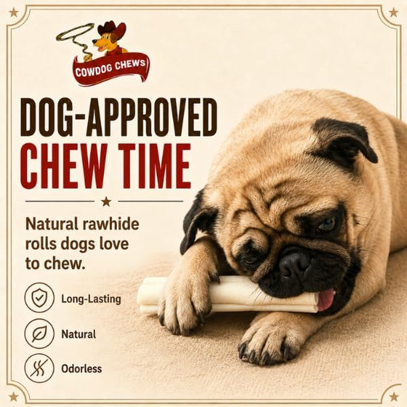 cowdog-chews-5-6-inches-rawhide-retriever-roll-chewing-dog-treat-100-natural-natural-grass-fed-livestock-sourced-50-pack