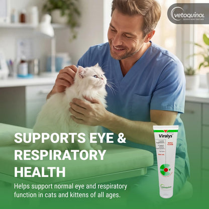 Vetoquinol Viralys - Lysine Supplement for Cats & Kittens - Supports Eye Wellness, Respiratory Health & Immune Strength - Flavored Oral Gel for Easy Feeding & Daily Use for Picky Eaters - 5Oz3