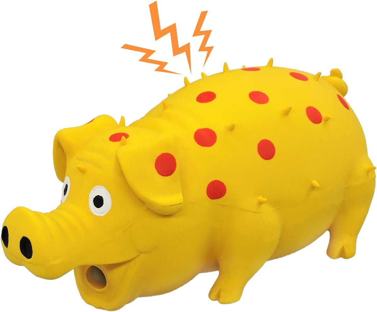andiker-dog-squeaky-toy-dots-latex-dog-chew-toys-with-a-oinks-sound-squeaker-grunting-pig-dog-toy-durable-self-play-8-dogs-squeeze-toy-for-dental-biting-chasing-to-kill-boring-time-blue
