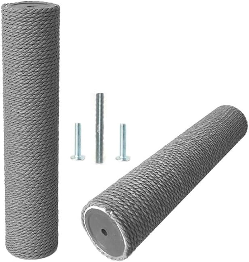 2pcs-m10-cat-tree-replacement-post-gray-kraft-paper-cat-scratching-post-replacement-pole-diy-m10-bolt-sturdy-pvc-tubes-screws-included-3-46-15-7