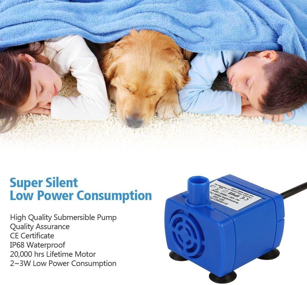 ipettie-tritone-ceramic-cat-water-fountain-heavy-duty-waterer-for-pets-2-1-liters-2-2-quart-filtered-water-purifier-with-replacement-filters-and-foam-white