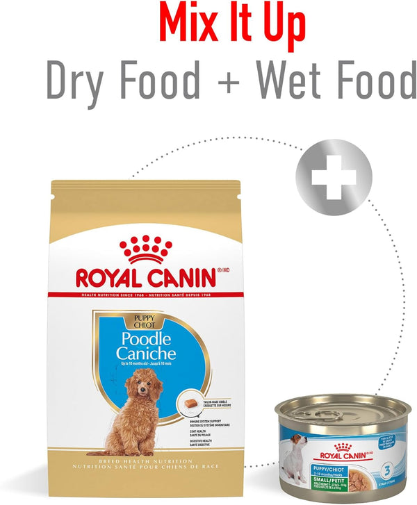 ROYAL CANIN Breed Health Nutrition Poodle Puppy Dry Dog Food, 2.5 Lb Bag. | Tailored for Poodle Puppies up to 10 Months, Specialized Kibble Shape, Supports Healthy Digestion, Antioxidant-Rich Formula.5