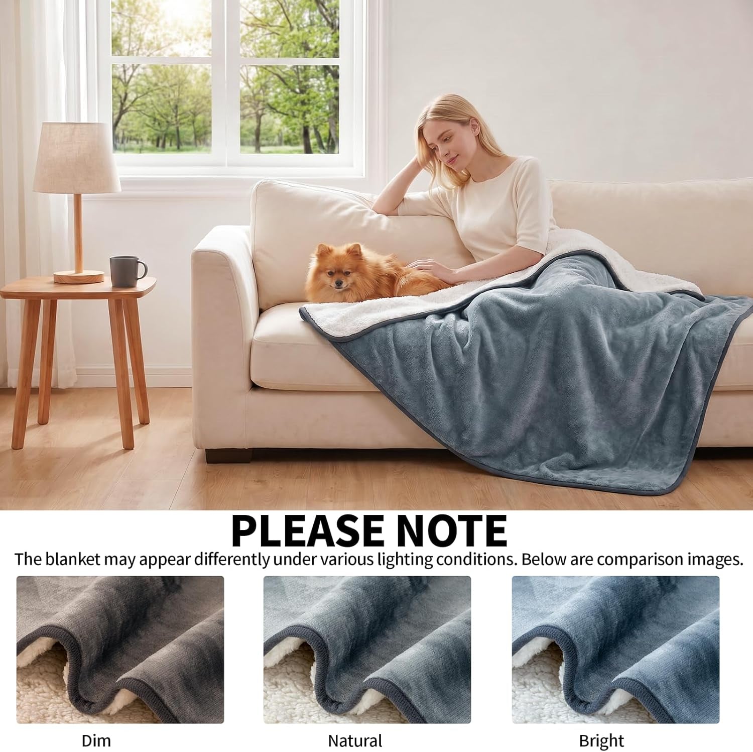 sunheir-waterproof-dog-blankets-for-small-dogs-reversible-sherpa-fleece-thick-puppy-blanket-leakproof-spill-proof-pet-blanket-for-cat-bed-couch-furniture-protector-travel-camping-25x35-grey