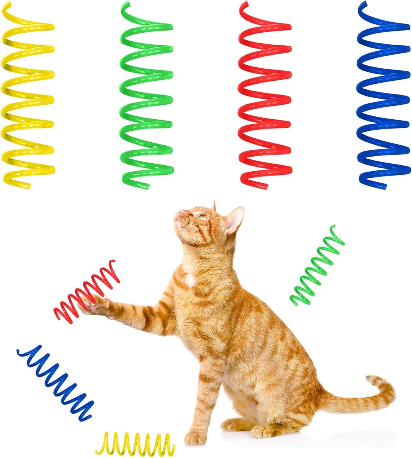 spot-colorful-springs-cat-toys-3-bouncy-coils-for-indoor-cats-kittens-to-swat-chase-bite-safe-lightweight-plastic-interactive-enrichment-toys-10-pack-multi-color