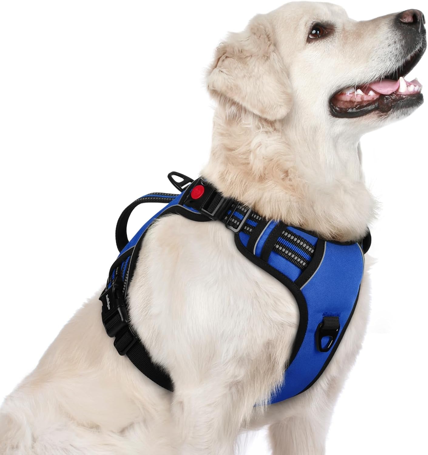 rabbitgoo-large-dog-harness-easy-wear-with-3-buckles-and-lift-handle-no-pull-with-front-clip-for-walking-adjustable-soft-padded-reflective-easy-control-pink-large