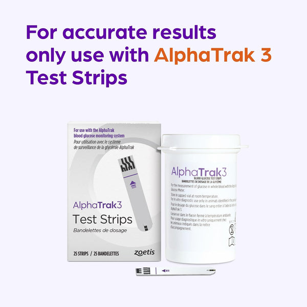 Alphatrak3 Blood Glucose Monitoring Kit for Diabetic Dogs, Cats & Horses | 8-Piece System for At-Home Use, Accurate Digital Results in 5 Seconds or Less, Mobile App Tracking, Uses Small Blood Sample7