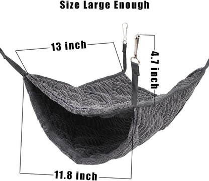Large Ferret Hammock, Hanging Tunnel Bed for Cage Rats Chinchilla2