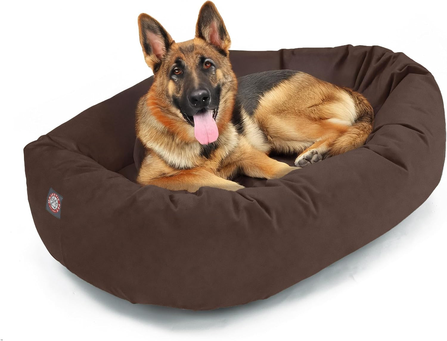 majestic-pet-32-inch-suede-calming-dog-bed-washable-cozy-soft-round-dog-bed-with-spine-support-for-dogs-to-rest-their-head-fluffy-donut-dog-bed-32x23x7-inch-round-pet-bed-medium-sage