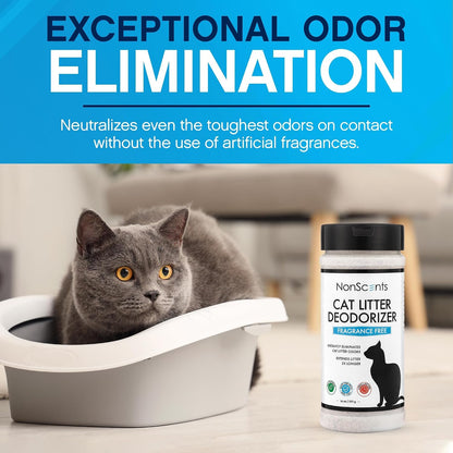 Nonscents Odor Control Cat Litter Deodorizer - Professional Strength Odor Neutralizer, 16Oz2