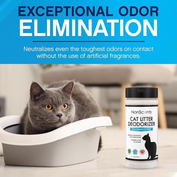 Nonscents Odor Control Cat Litter Deodorizer - Professional Strength Odor Neutralizer, 16Oz2