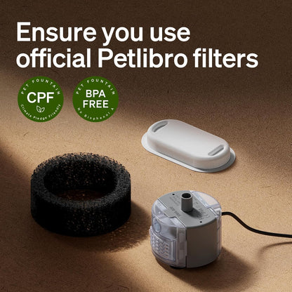 PETLIBRO 8 Packs Replacement Filters for Stainless Steel Cat Water Fountain PLWF003 & PLWF006, 4 Months Set of Replacement Filters Fot Pet Water Fountain Stainless Steel7