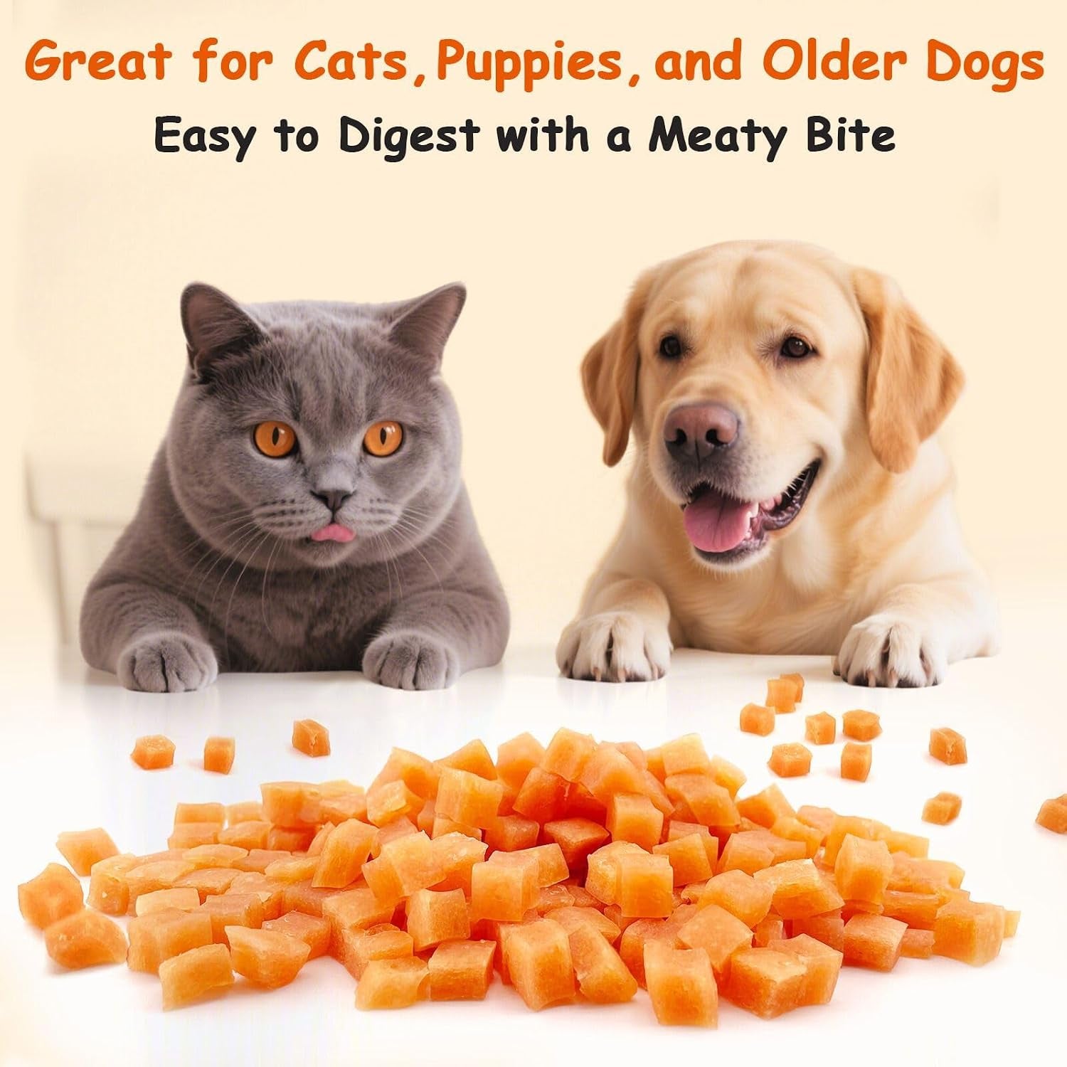soft-chicken-treats-for-dogs-grain-free-training-rewards-snacks-high-protein-chewy-bites-for-puppy-and-small-senior-dogs-10-6-oz