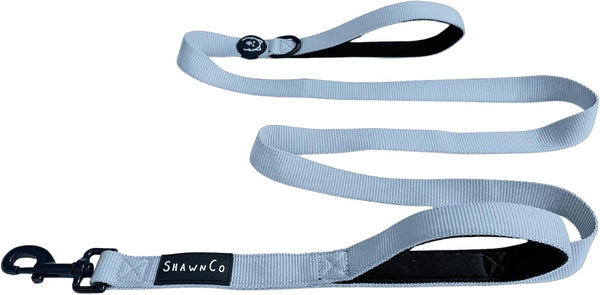 Shawnco Dream Walk Dog Leash- Premium, Nylon Pet Leash with Soft Neoprene Handle for Small, Medium and Large Dogs (ICY Lilac, M/L 6FT W/ 2 Handles)21