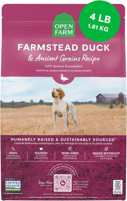 Open Farm Ancient Grains Dry Dog Food, Wild Caught Salmon Kibble, 22Lb Bag | All Life Stages, All Breed Sizes, Protein-Rich & Nutrient Dense, 100% Traceable Ingredients, Non-Gmo Fruits & Veggies.29