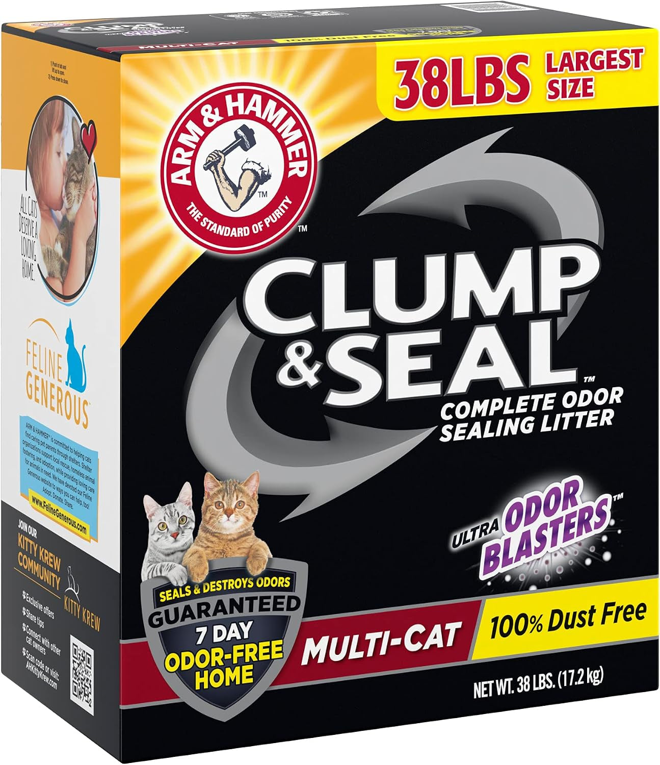 arm-hammer-clump-seal-litter-multi-cat-litter-38-lb