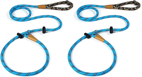 Lynxking Slip Lead Dog Leash Reflective, Heavy Duty Comfortable Strong Rope for Large Medium Small Dogs No Pull Pet Training (Light Green, Large 1/2In X 6Ft-Slip Lead)18