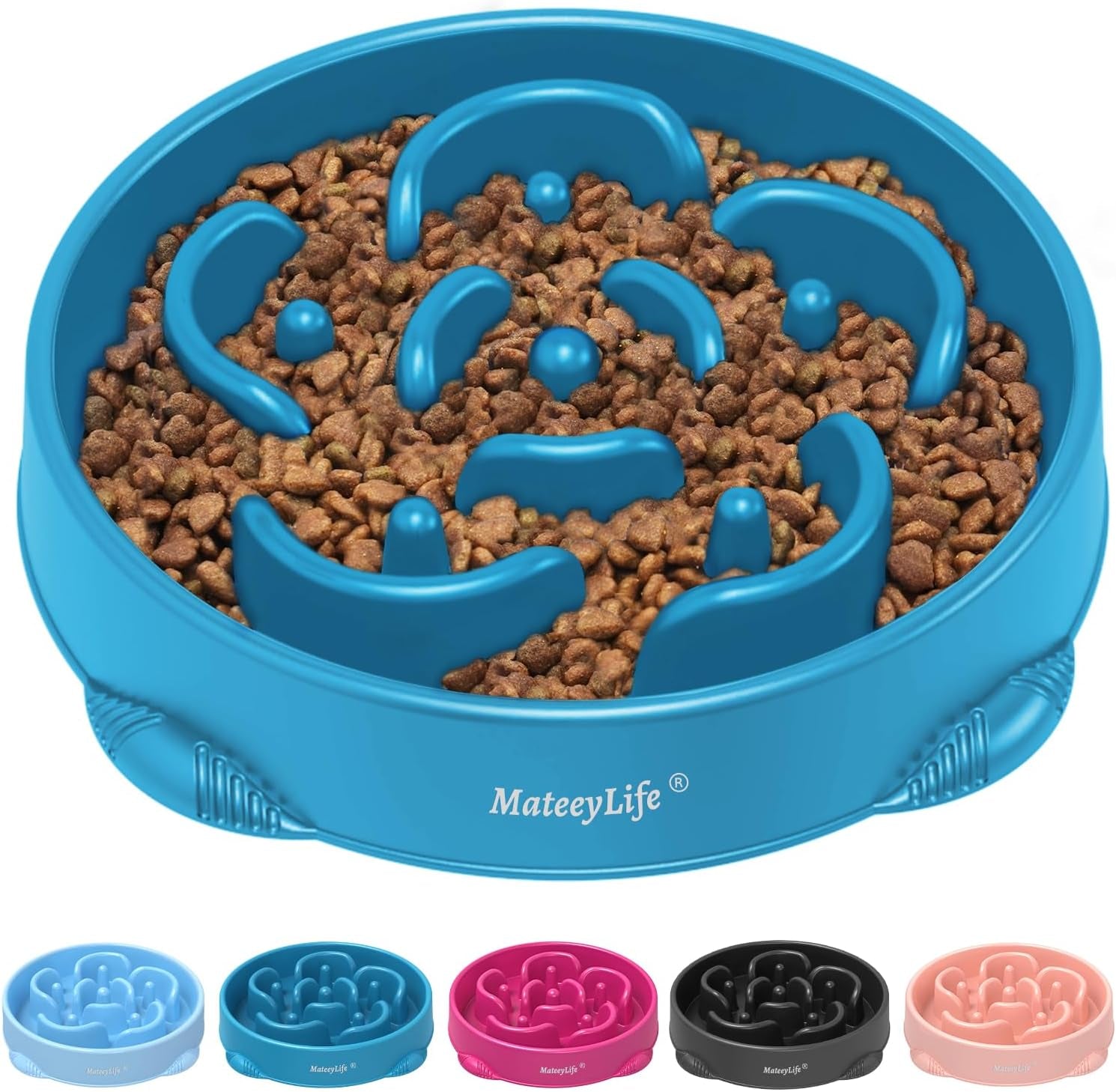 mateeylife-2-pack-slow-feeder-dog-bowls-2-cups-dog-puzzle-feeder-bowl-food-contact-safe-dishwasher-safe-non-slip-base-maze-design-for-fast-eaters-for-dogs-and-cats-daily-mealtimes