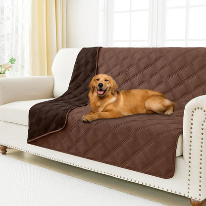 Smiry Waterproof Dog Bed Cover Blanket, Reversible Pet Blanket | Soft Reversible, Washable Leakproof Cats Dogs Couch Cover for Sofa, Couch, Furniture (30X70 Inch)102