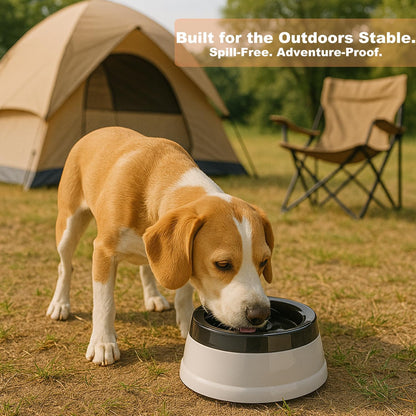 25Oz Spill-Proof Dog Water Bowl – Slow Drink, No-Splash Pet Feeder for Small/Medium Dogs, Cats, Puppies & Kittens, Non-Slip Portable Bowl for Car, Travel, Home – Grey7
